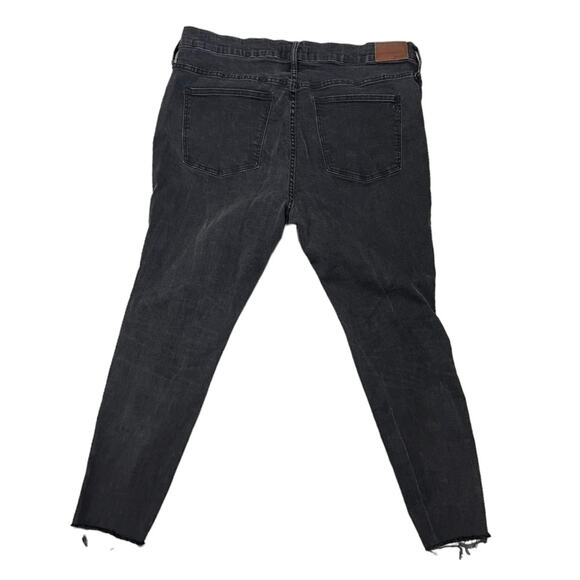 Madewell Petite 9" Mid-Rise Skinny Jeans in Black Sea 35P - Picture 3 of 8